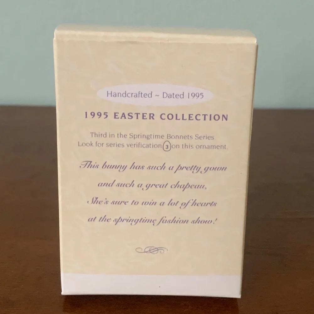 Hallmark Springtime Bonnets Easter Collection 1995 #3 in Series